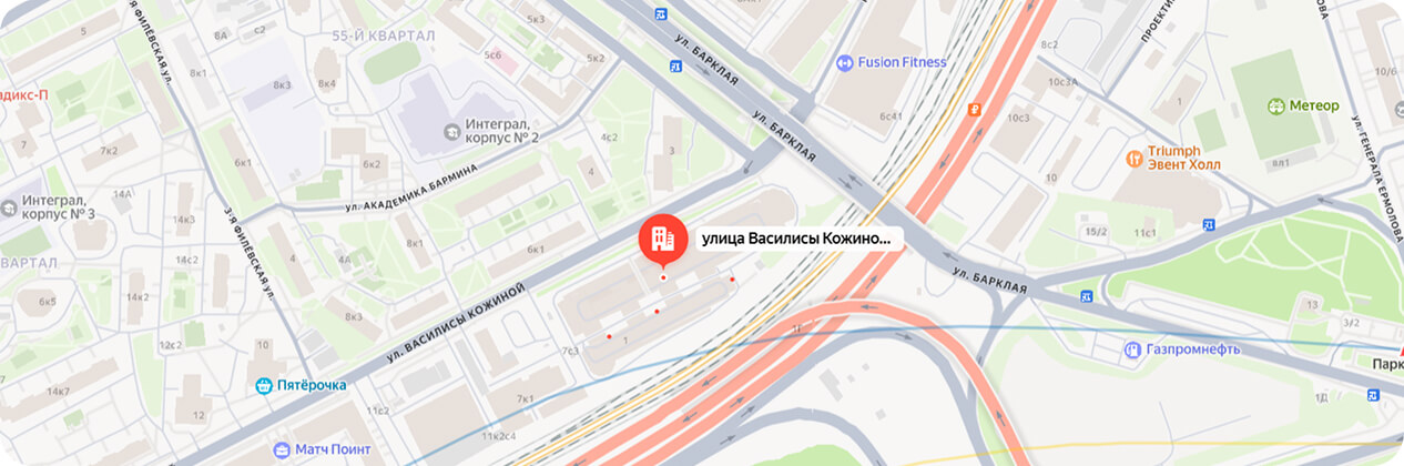 карта с адресом